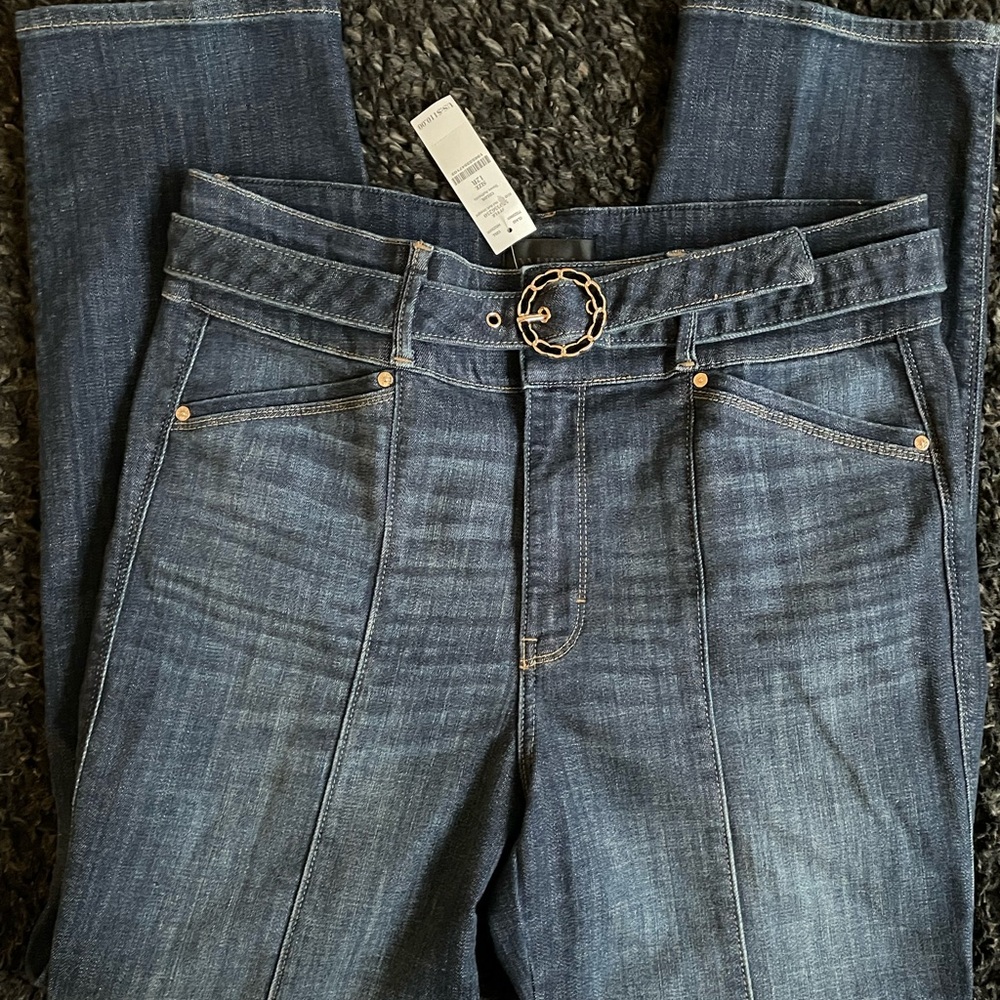 White House Black Market High Rise Blue Jeans